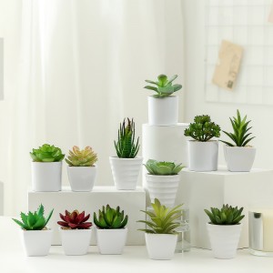 Hot Sale Kunstig Succulent i Melamin Pot til salg