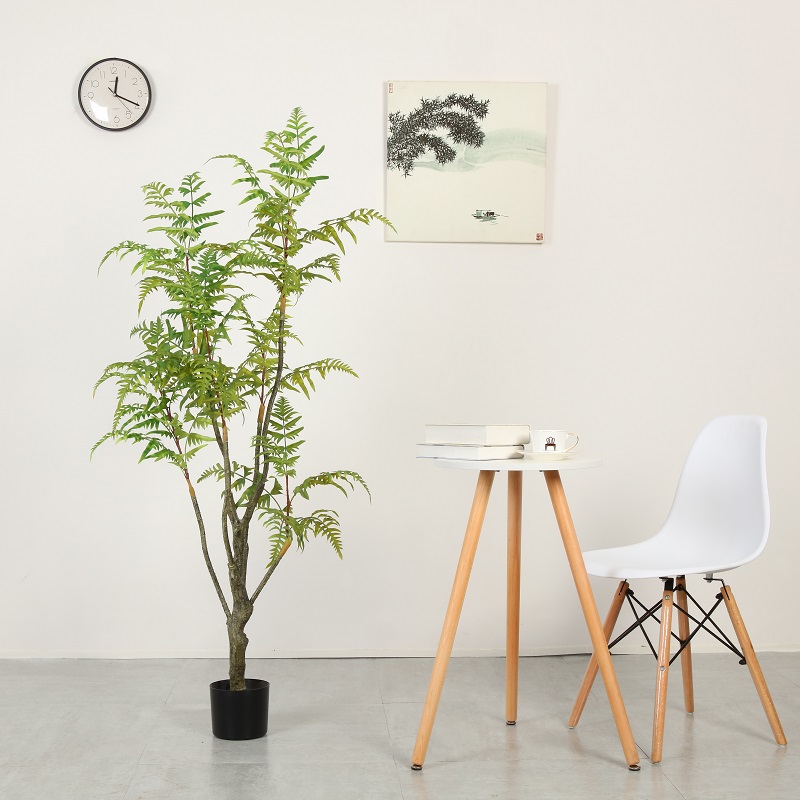 Realistiske falske planter kunstigt plante kunstigt træ med gryde til salg