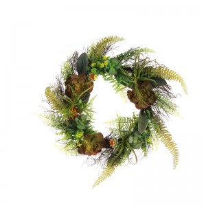 Hot Sale Smukt hjemmelavet Grass Krans til Home og Weeding Decor