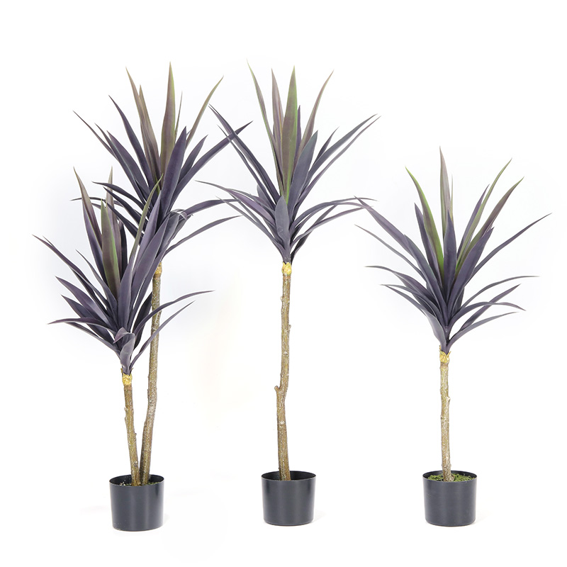 Home Decoration Artificial Plant Plastic Palm Tree med høj kvalitet